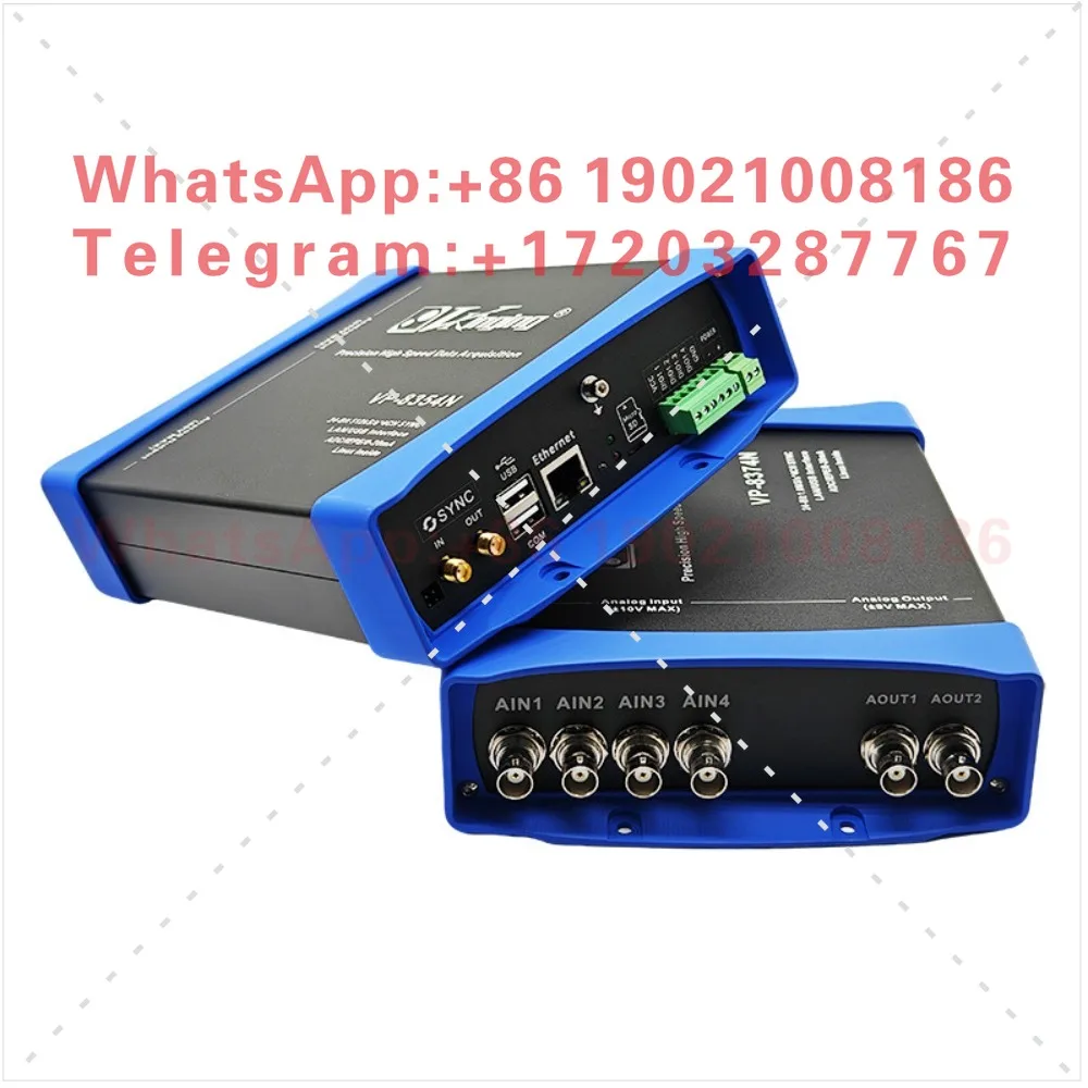 VP8354 USB/Ethernet 24-bit data collection card 512K rate, support ADC/IEPE/0-20mA