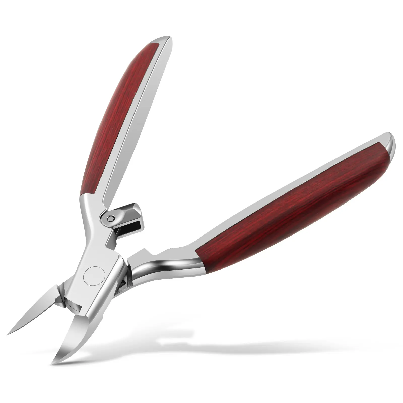 

Щипцы для кутикулы ногтей, деревянная ручка из нержавеющей стали, средство для удаления омертвевшей кожи, триммер для ногтей, плоскогубцы с орлиным носом, профессиональный маникюрный инструмент