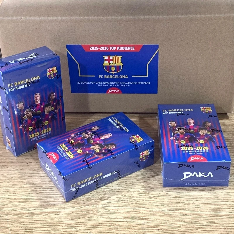 Daka 2025-26 Top Audience Football Star Collection Cards Signature Rating Card Football Club Official Genuine Fan Birthday Gift