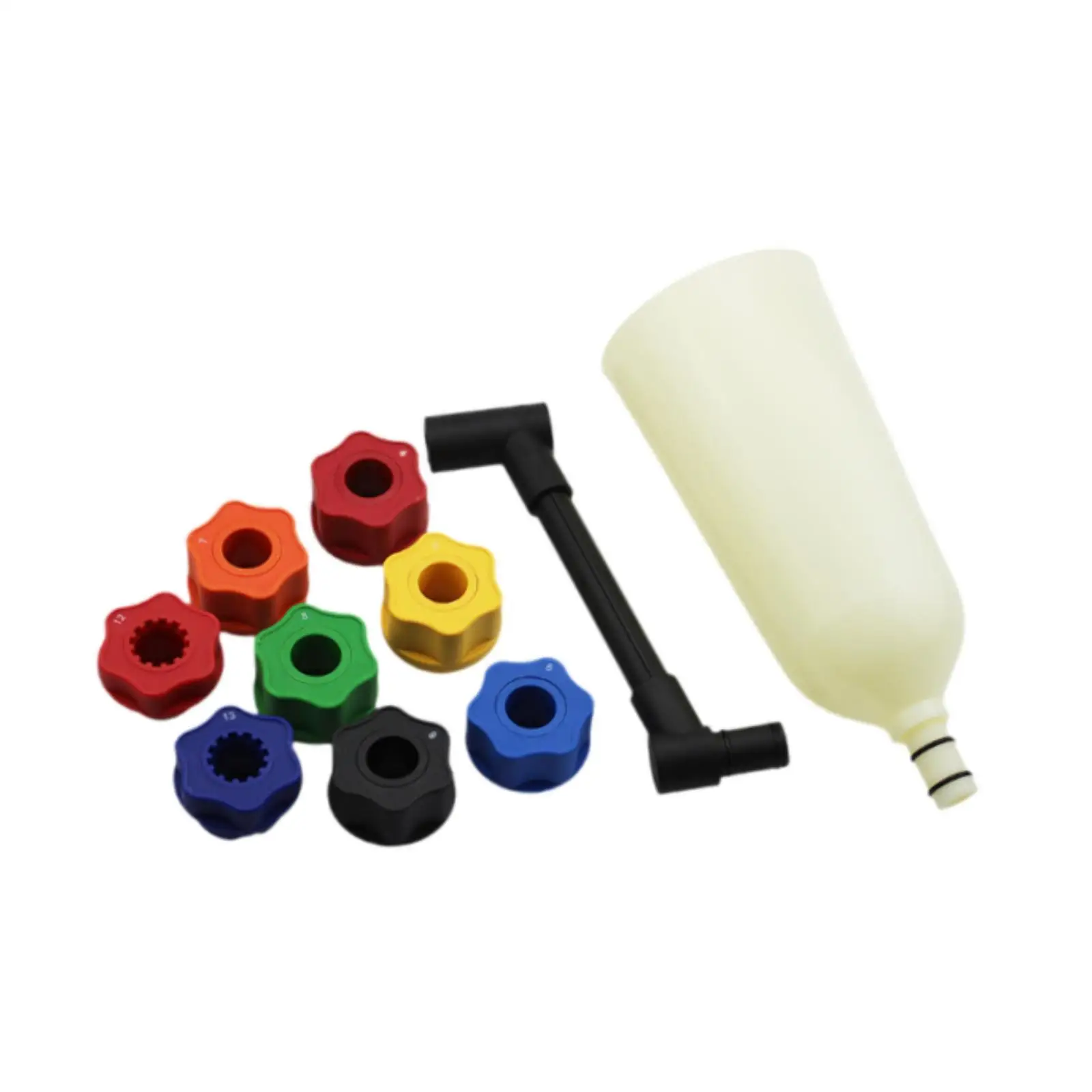 

Набор герметичных автомобильных воронок для масла, разноцветный, из АБС-пластика, ручной дозатор моторного масла для ремонта автомобилей