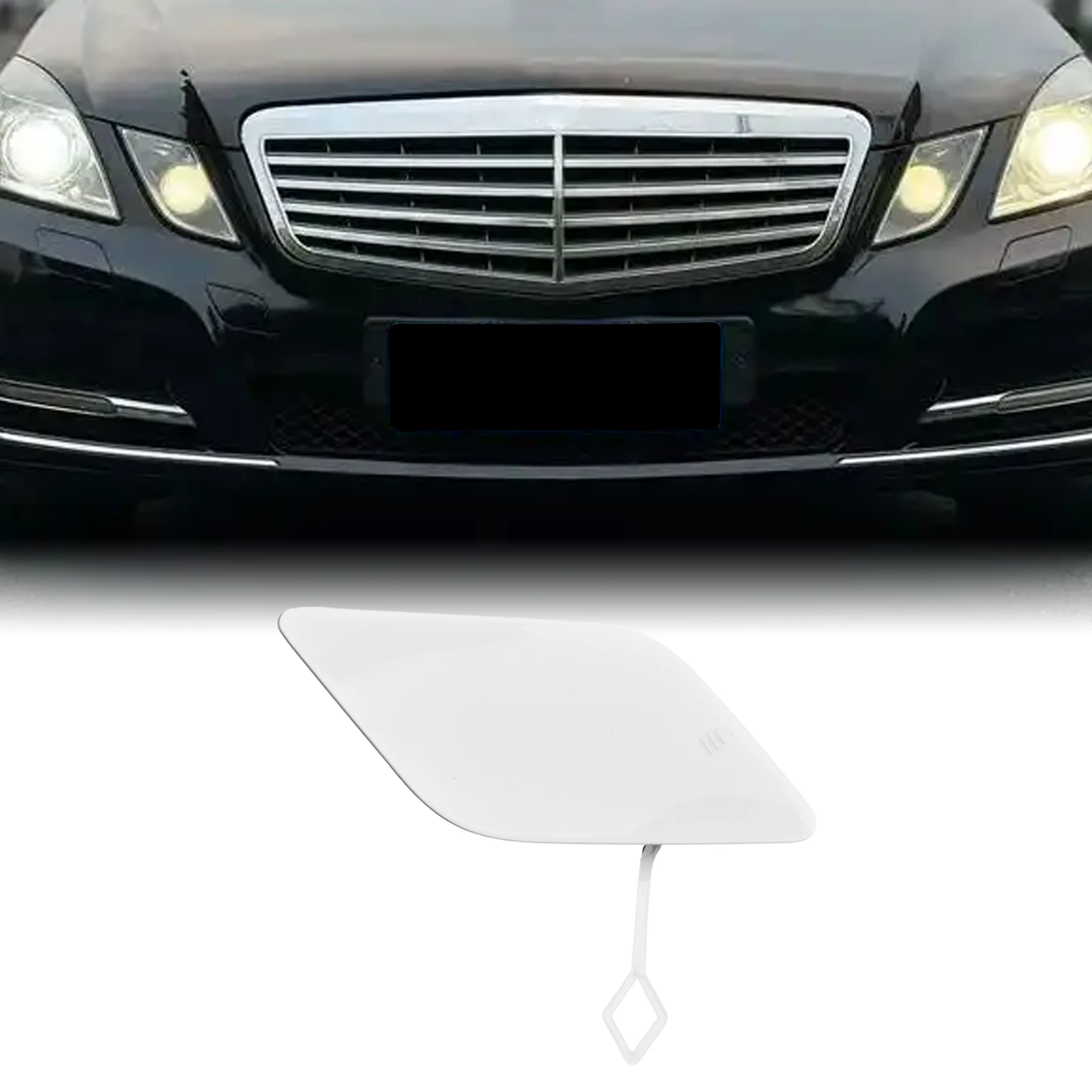 C-Class Accessory Tow Hook Cover Towing Operations Vehicle Aesthetics Enhanced Towing Safety Scratch-resistant ABS Plastic