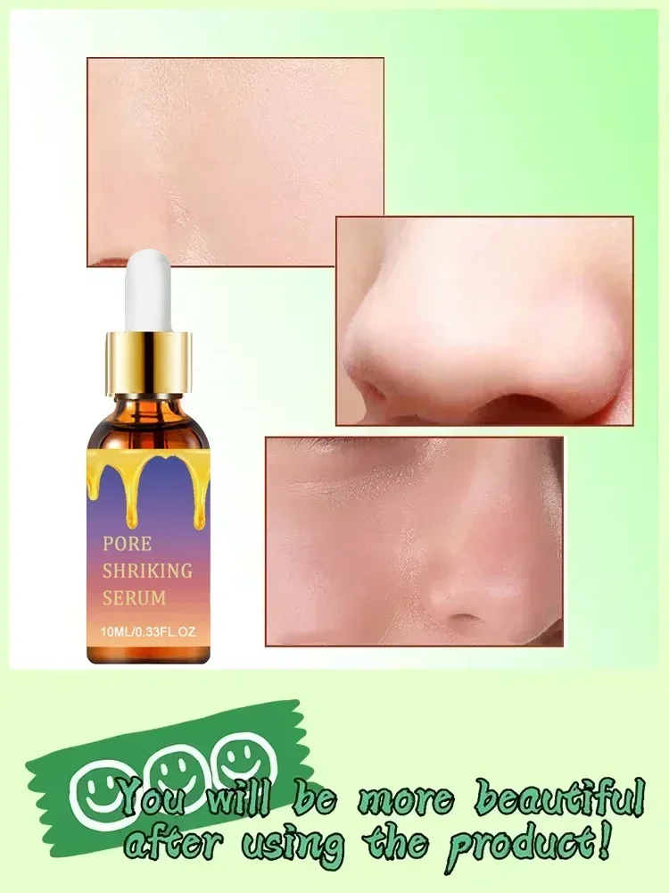 23kosmetologiaFace Skin Care Essence Oil Shrink Large Pores Repair Nawilżająca esencja Produkty do pielęgnacji twarzy Uroda i zdrowie