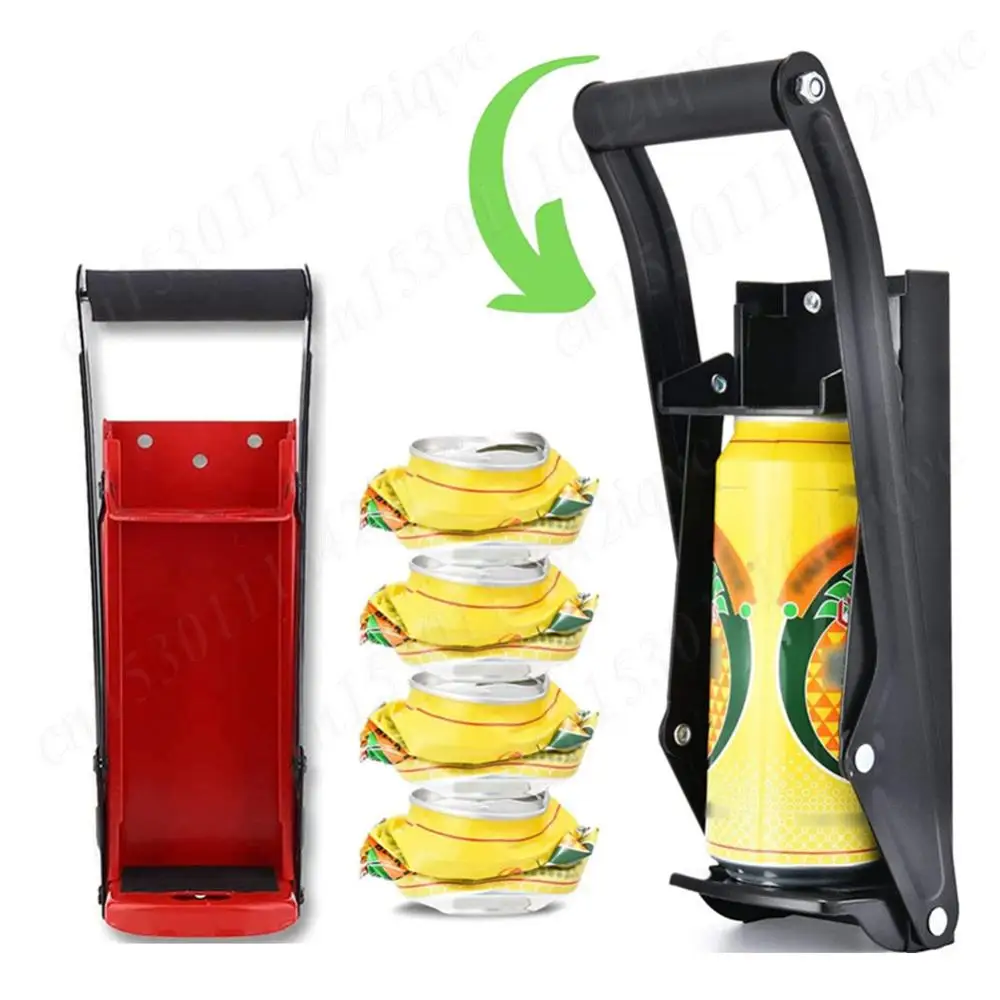 16 Oz. Aluminum Can Crusher  Bottle Press Can Opener Wall Mounted Heavy Duty Can Presser for Recycling Seltzer Soda Beer Cans