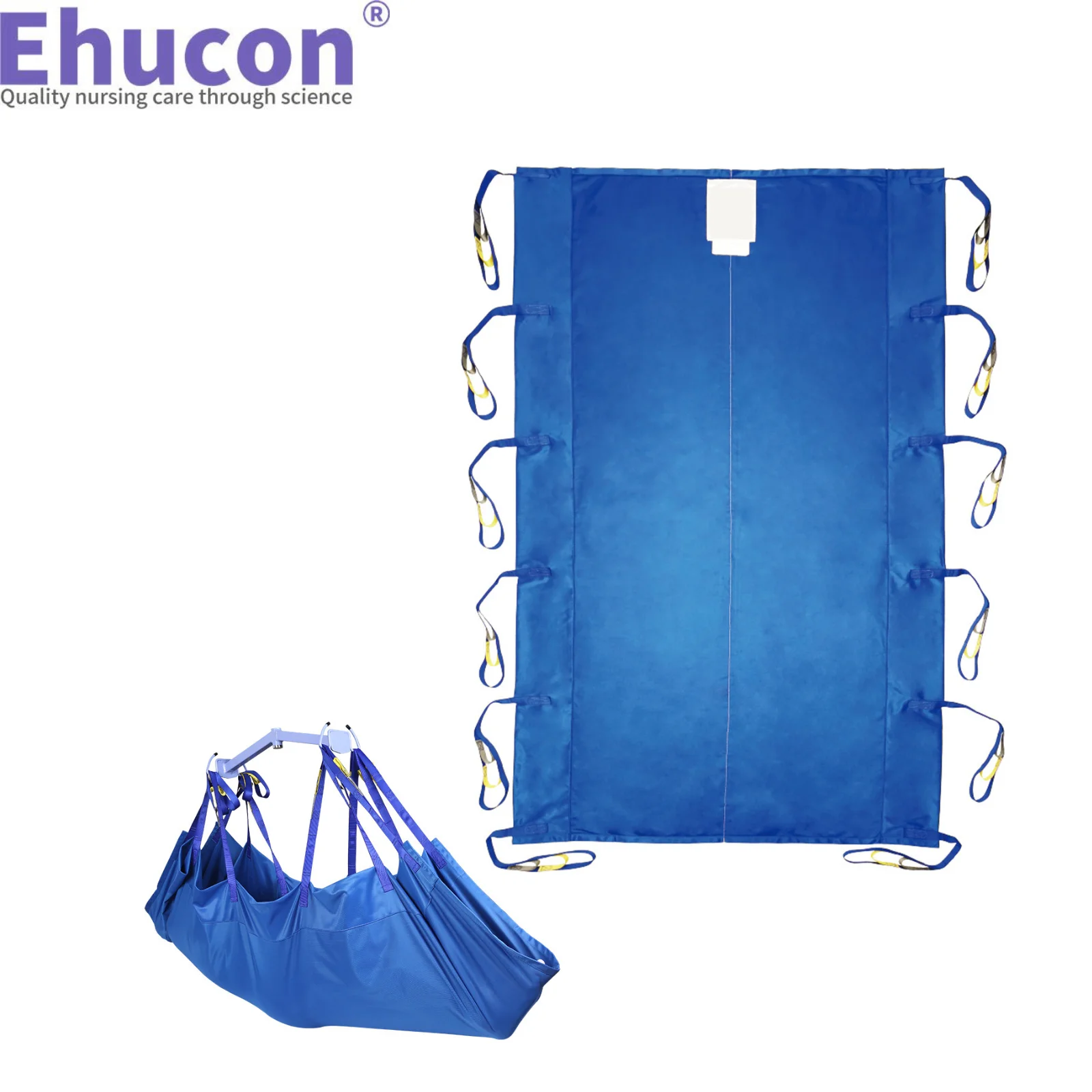 

Ehucon Full Body Patient Lift Sling,Transfer Turning Repositioning Harness for Elderly Bedridden and Spinal Injury Patients