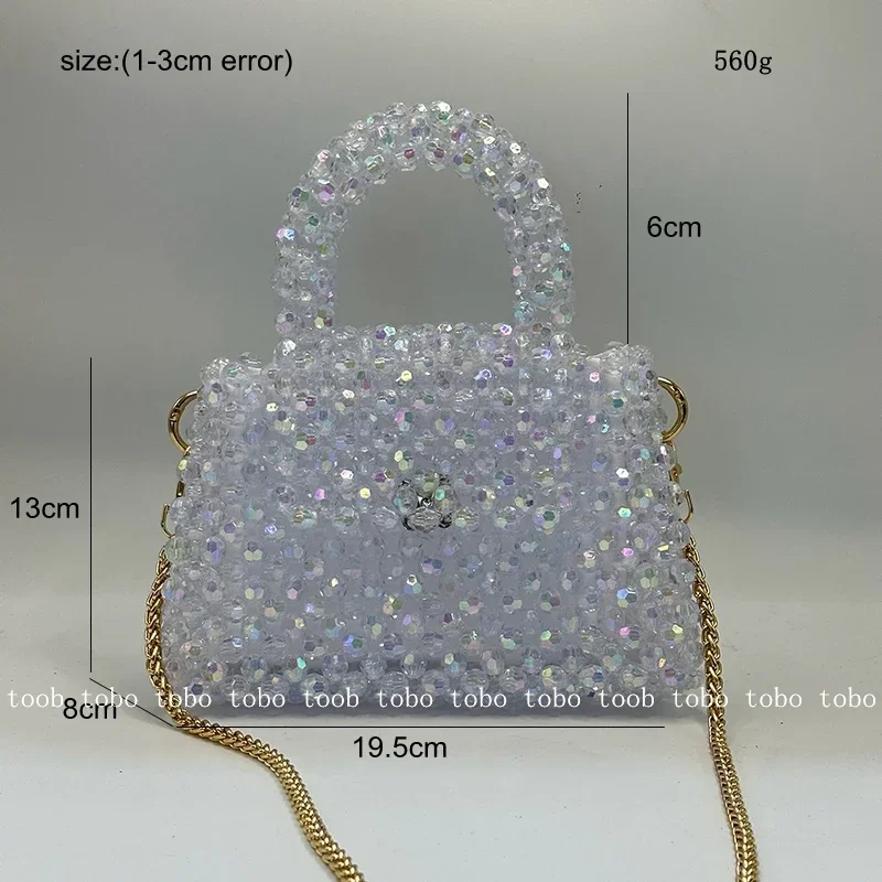 Imagem -06 - Bolsas de Noite Transparente de Bling Brilhante Eye Catching Designer Bling Bolsas com Botão Magnético Bolsa Interno