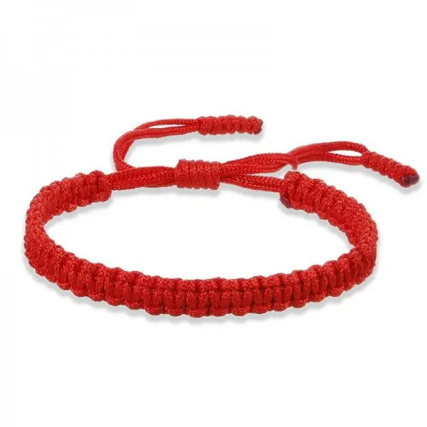 Mode Einfache Glück Knoten Rot Seil Armbänder für Frauen Männer Handgemachte String Einstellbare Armband Freundschaft Amulett Schmuck Geschenk