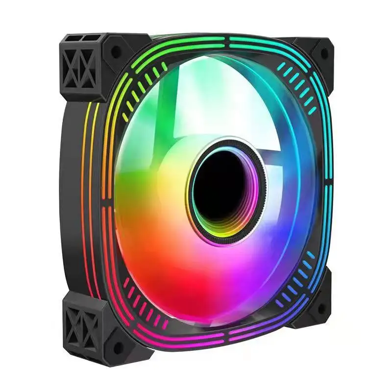Infinite Space Heat Sink Fan Case Fan PC 120mm ARGB Fan CPU Fan Case Fan 4pin PWM CPU Cooling Fan 3Pin 5v ARGB 12cm Ventilador