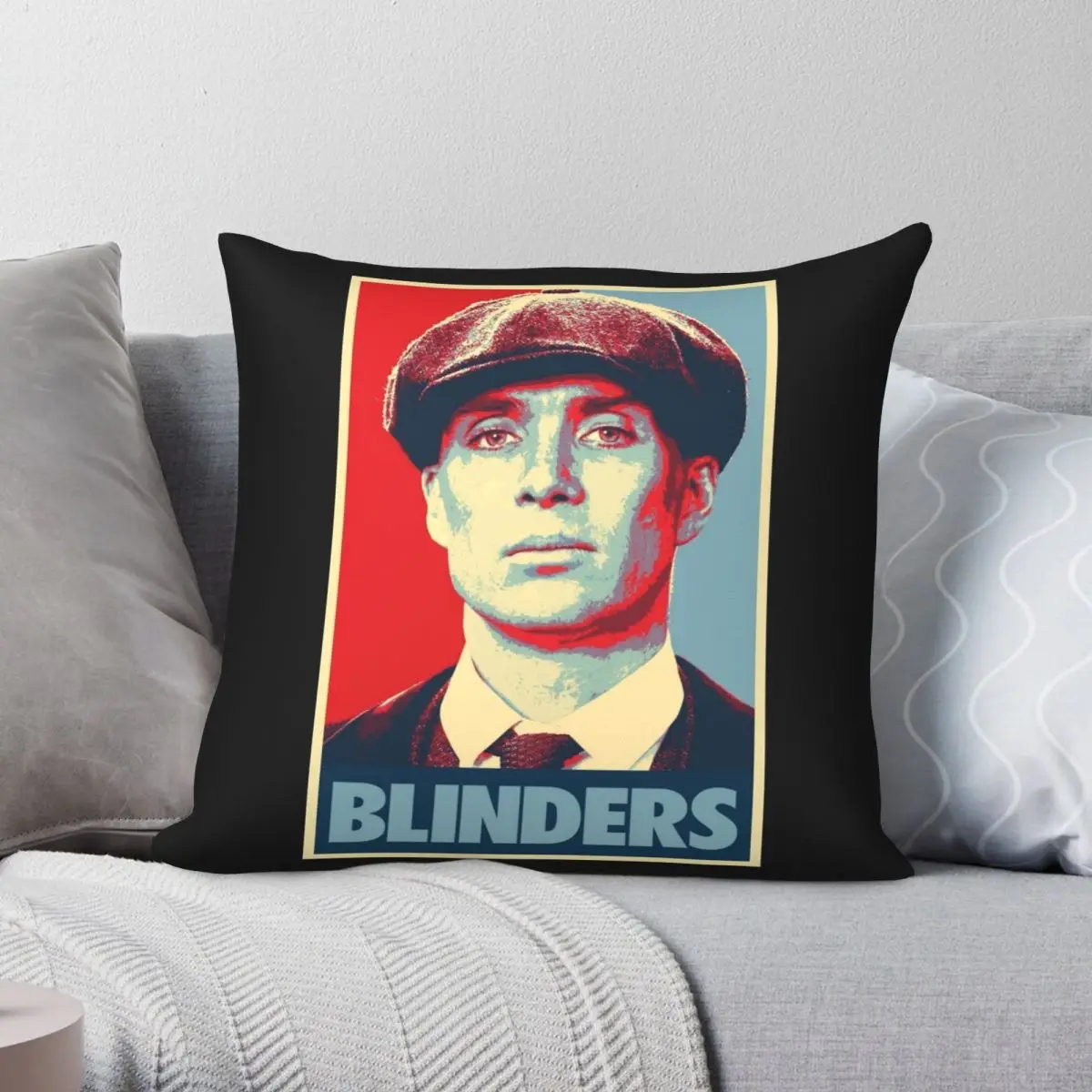 THE GARRISON PEAKY BLINDERS Square Pillowcase Polyester Linen Velvet Printed Zip Decor Throw Pillow Case Sofa Cushion Cover 18