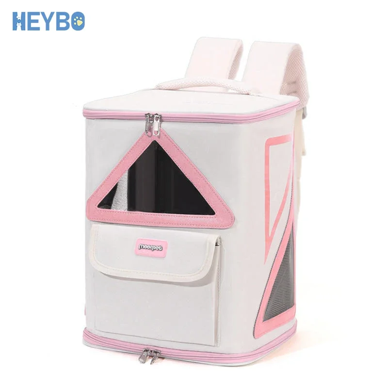 

Four Seasons Simple Lightweight Large Capacity Multi-Functional Breathable Large Pet Cat Carrier Backpack