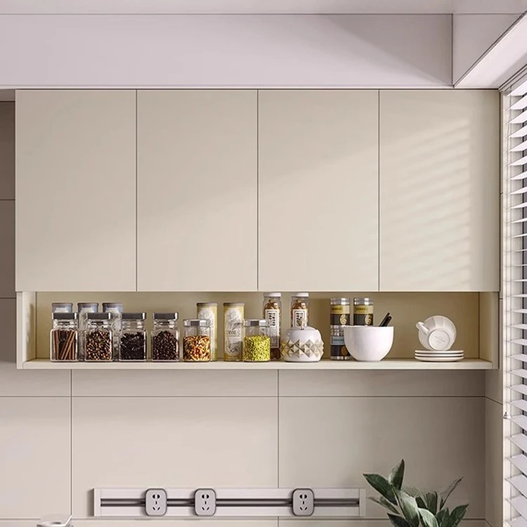 Hanging cabinet aluminum alloy kitchen wall cabinet small apartment balcony wall locker bathroom hanging storage