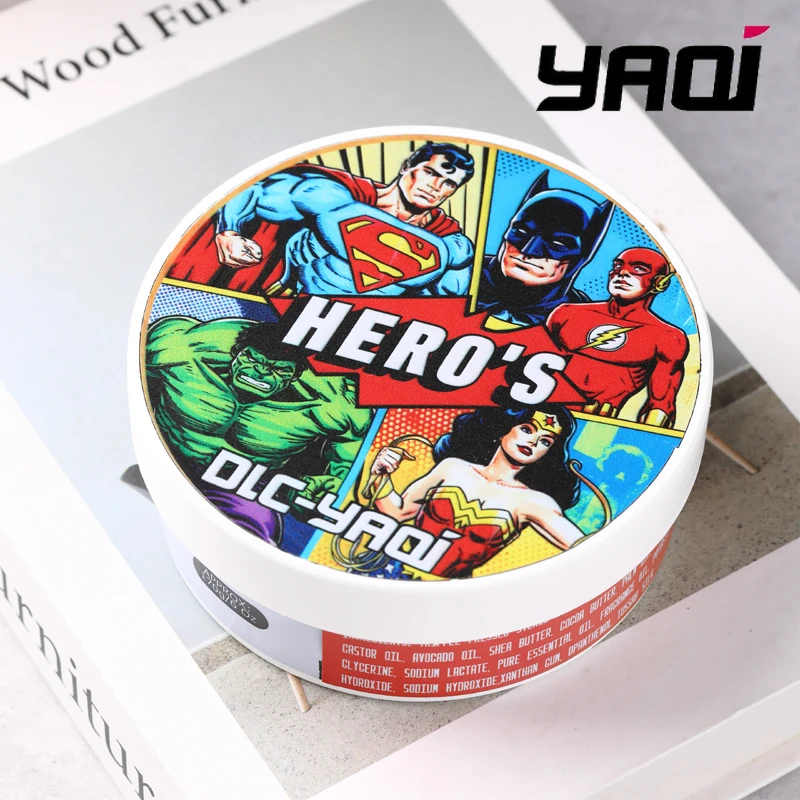 シェービングクリーム-ヤキ-ヒーローズ-アティサン-170g-男性用シェービングソープ