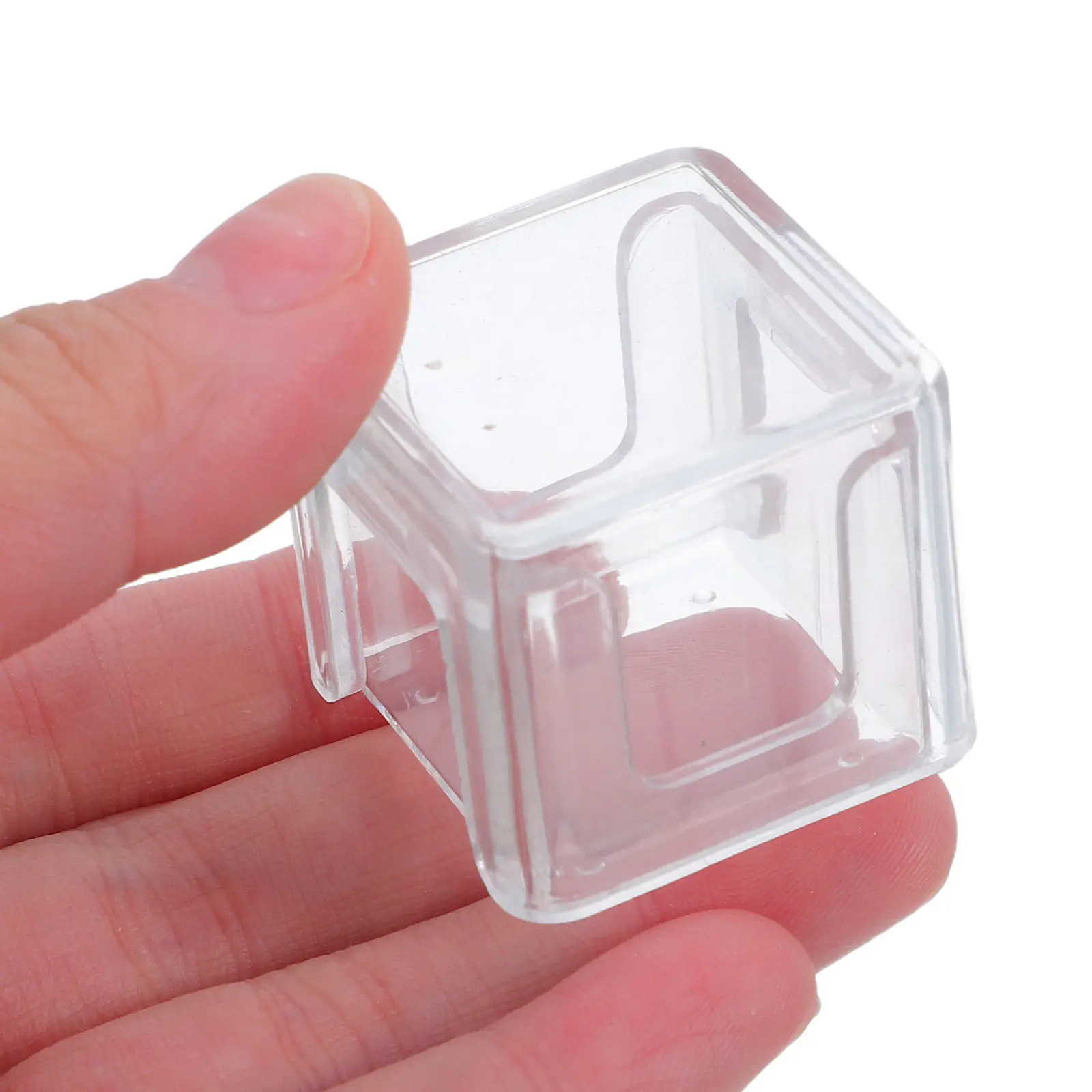 

3Pcs Transparent Acrylic Billiard Chalk Boxes Stable Cube Pool Cue Chalk Case for Home Tournament Sports Accessories