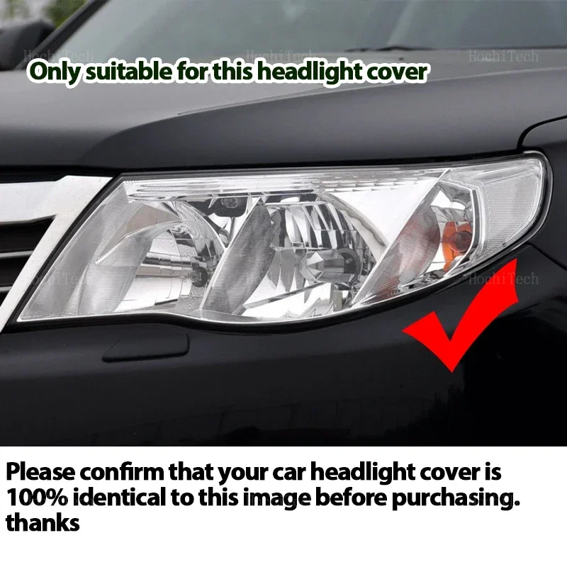 Transparent Housing Front Headlights Lens Shell Cover Glass Lampcover Lampshade For Subaru Forester SH 2009 2010 2011 2012 2013