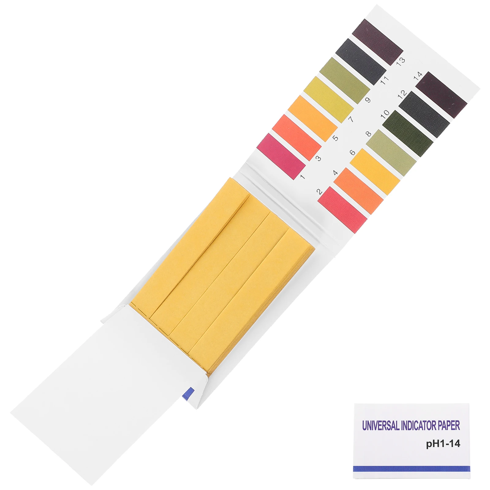 

80 Pcs PH Test Strips Liquid Testing School Lab -14 Wide Range Acid Base PH Meter Instrument
