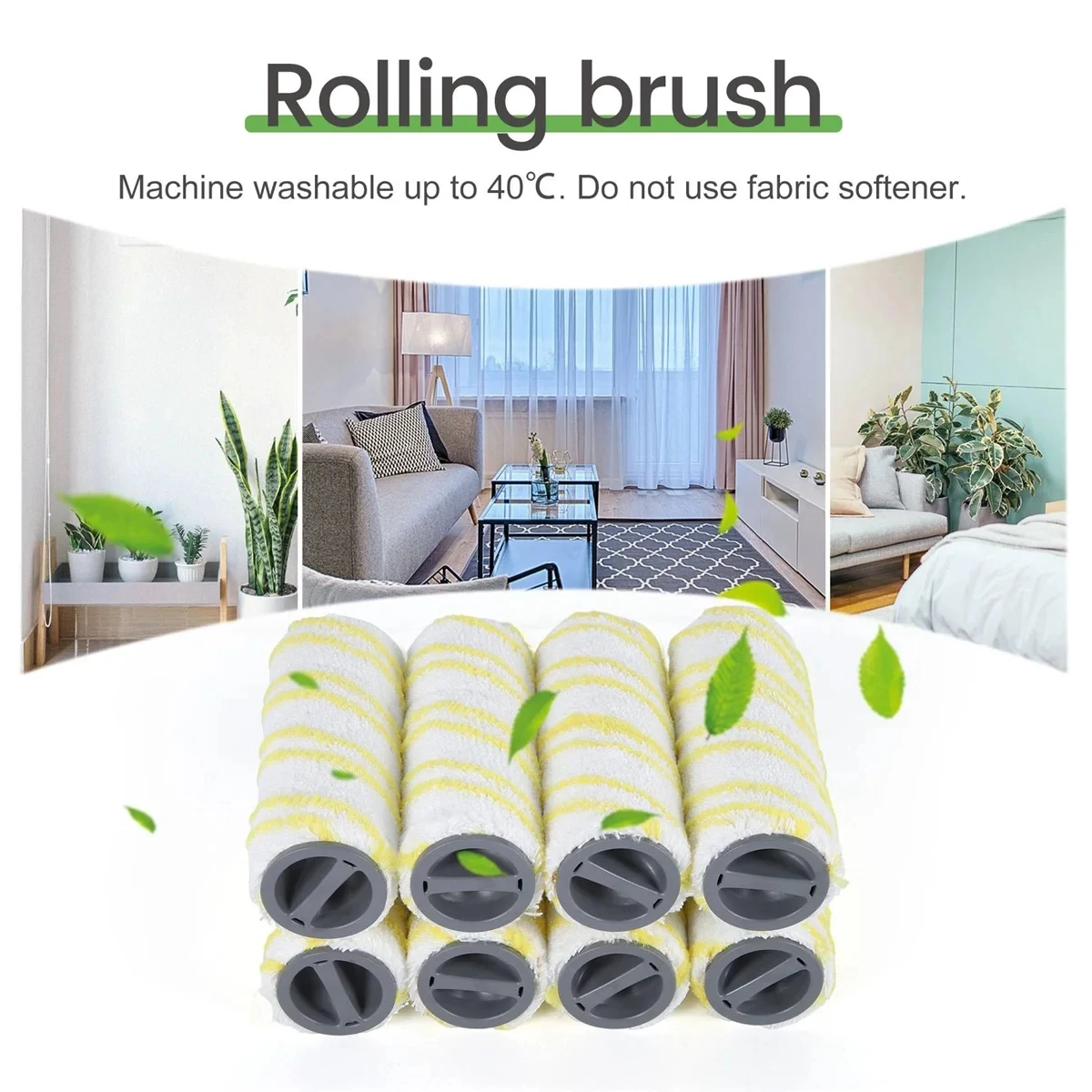 Main Rollers Brush For Karcher FC5 FC7 FC3 FC3D Wet/Dry Hard Floor Cleaner Accesories Electric Floor Cleaner Replacement Parts