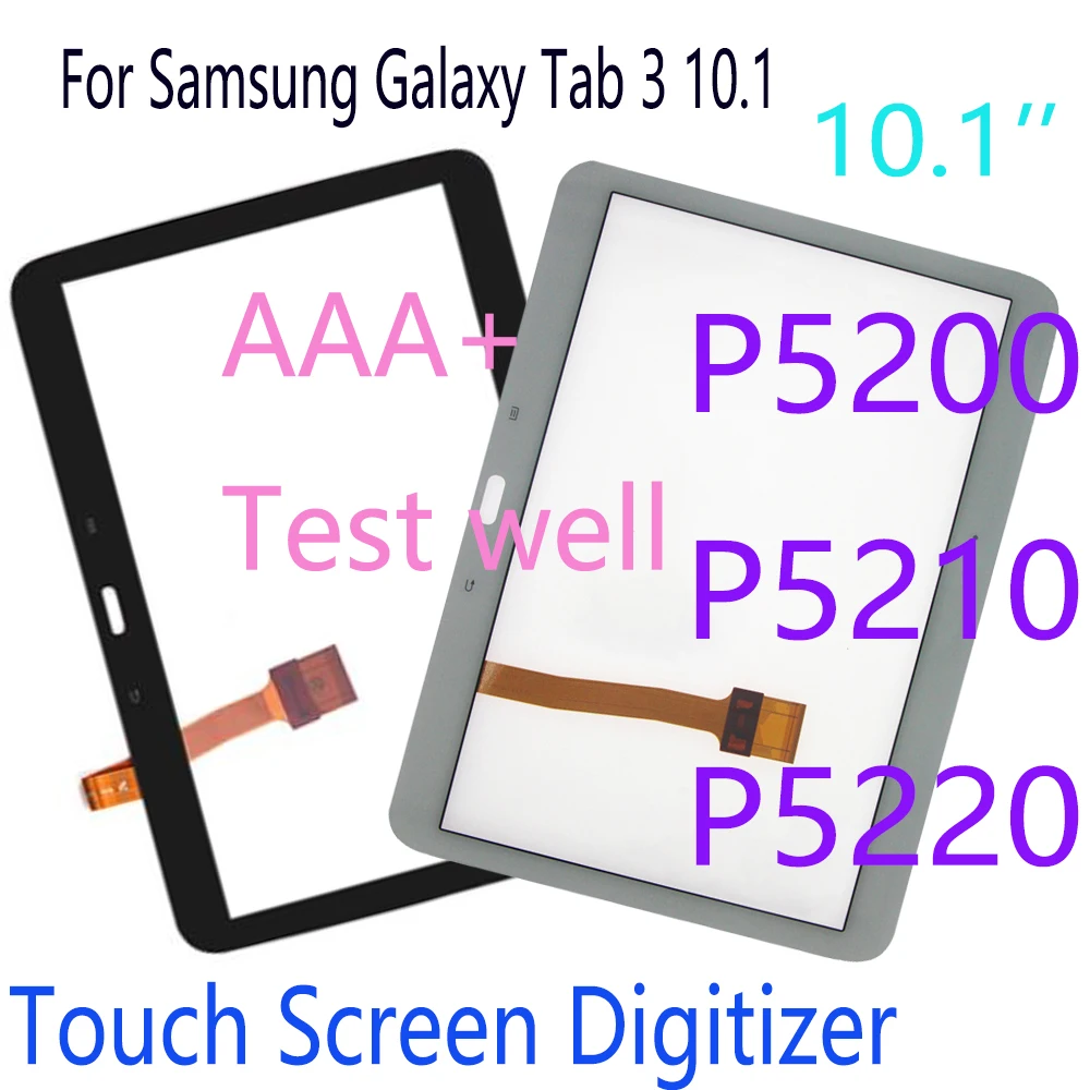 

10.1 For Samsung Galaxy Tab 3 10.1 P5200 P5210 P5220 Touch Screen Panel Digitizer Sensor LCD Outer Front Glass P5200 Touchscreen