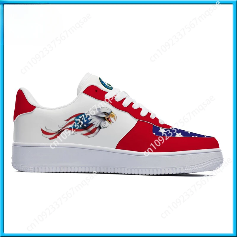 Dropshipping Print On Demand Men Women Custom Shoes Sneaker USA United States Flag Air Force Custom Printing