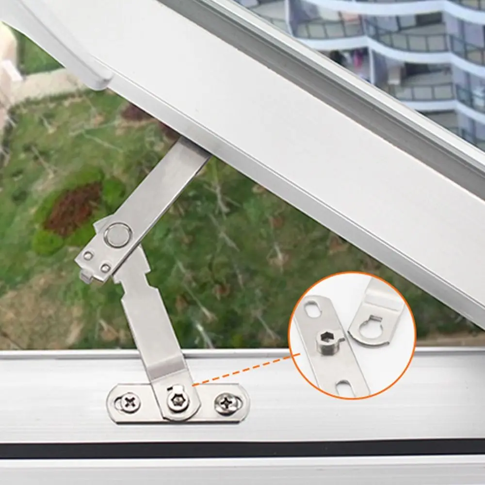 Adjustable Limiter Locator Window Protection Cabinet Locks Casement Blocking Window Hook Latches