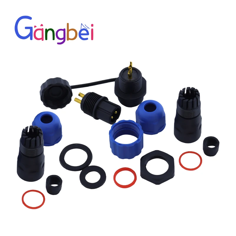 SP13-2pin 3pin 4pin 5pin 6pin 7pin waterproof connector IP68 Cable Connector Waterproof Aviation plug Connector Coupler docking