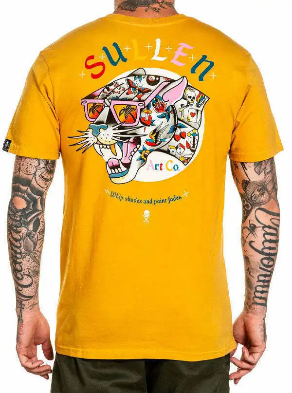 Sullen Art Collective Flash Panther Premium Fit Mens T-Shirt Tattoo Clothing