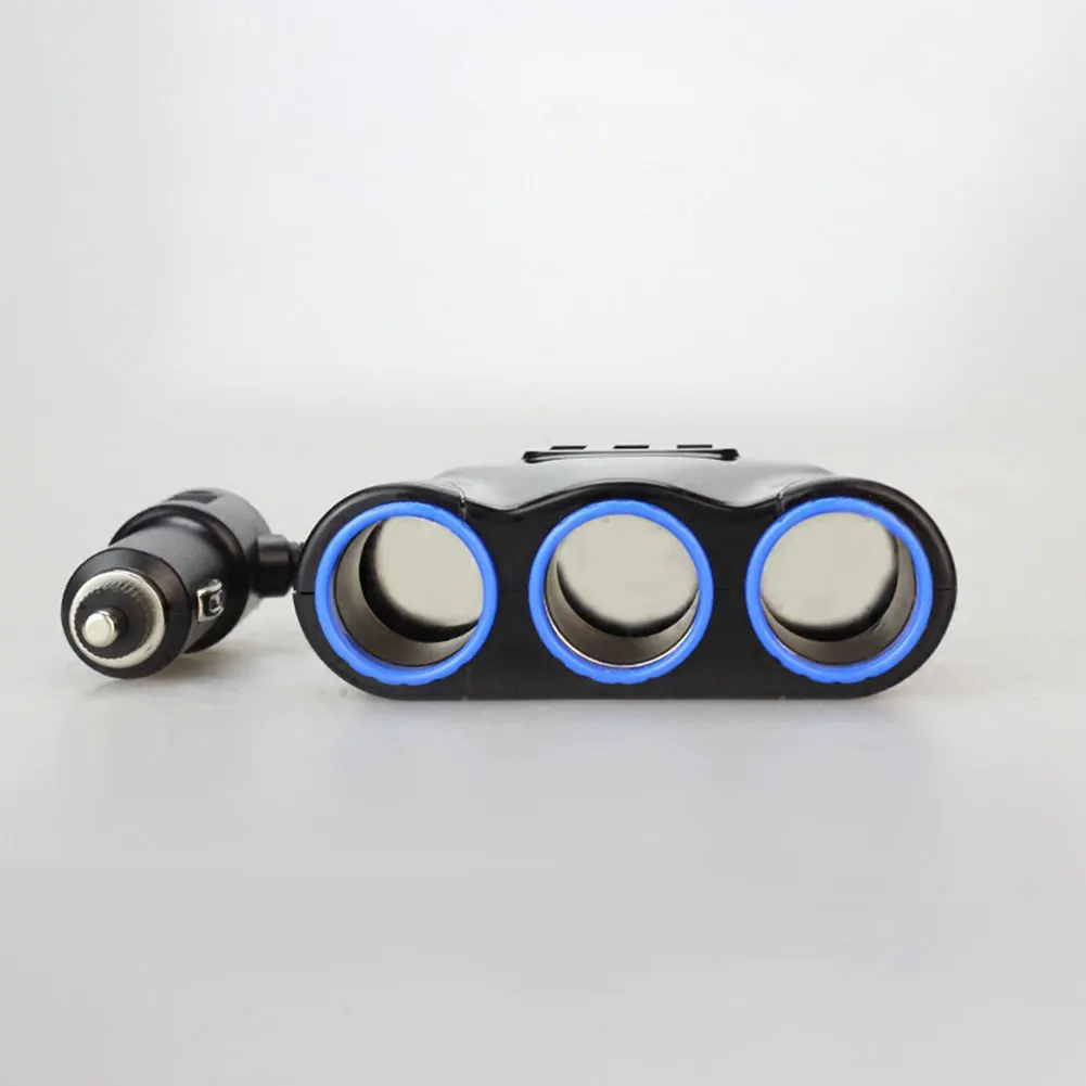 

12 В-24 В автомобильный прикуриватель, 3-полосный адаптер прикуривателя, автоматический адаптер питания для автозапчастей для автомобильных аксессуаров