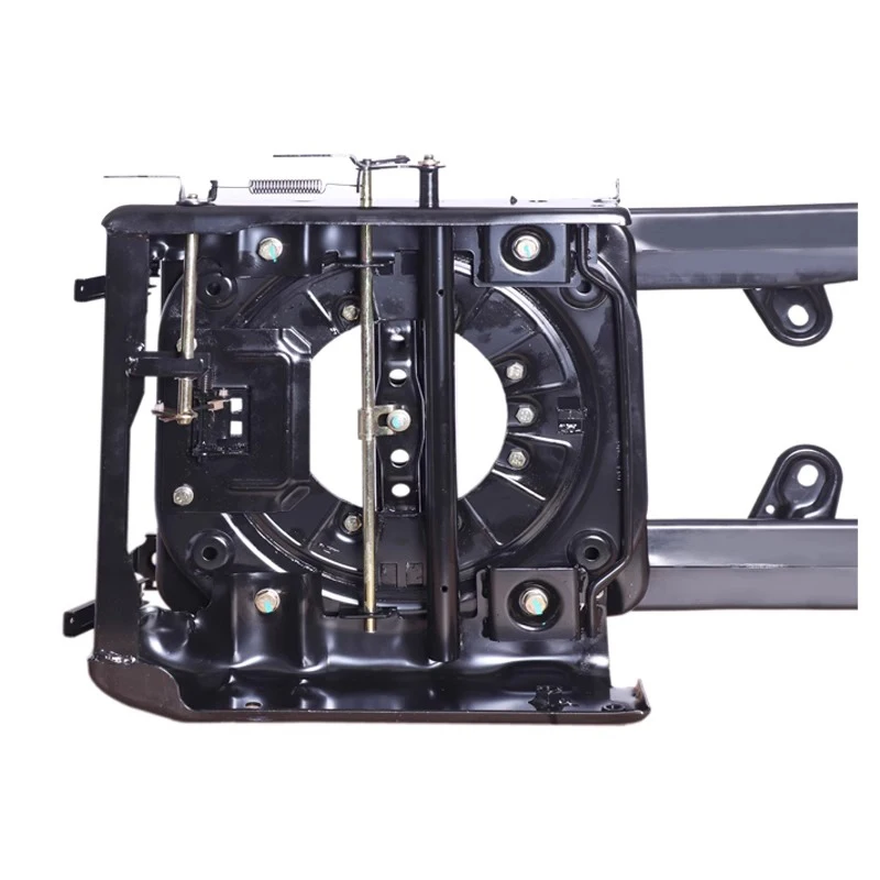 

Car seat rotating slide rail complete set of floor rail middle row rotating sliding turntable assembly forward rotating modifica