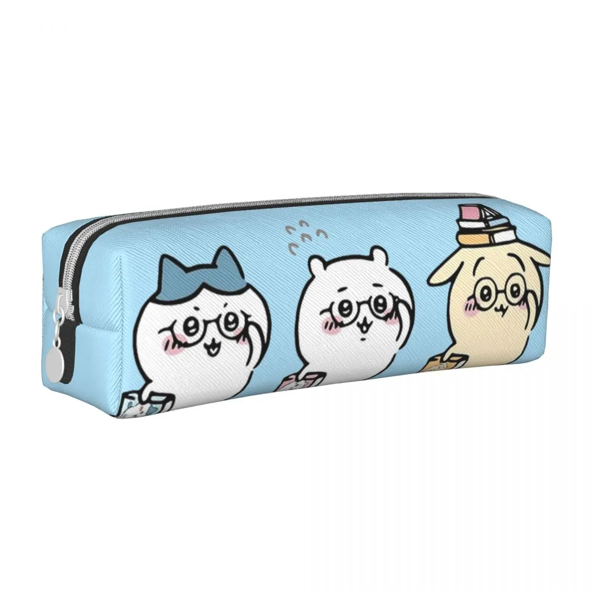 New Chiikawa And Friends Book Club Hachiware Usagi Pencil Cases Pencilcases Pen Holder for Student Large Storage Bag Stationery