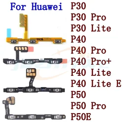 Power ON OFF Mute Switch Control Key Volume Button Flex Cable For HuaWei P50 P40 P30 Pro Lite P50E Replacement Parts