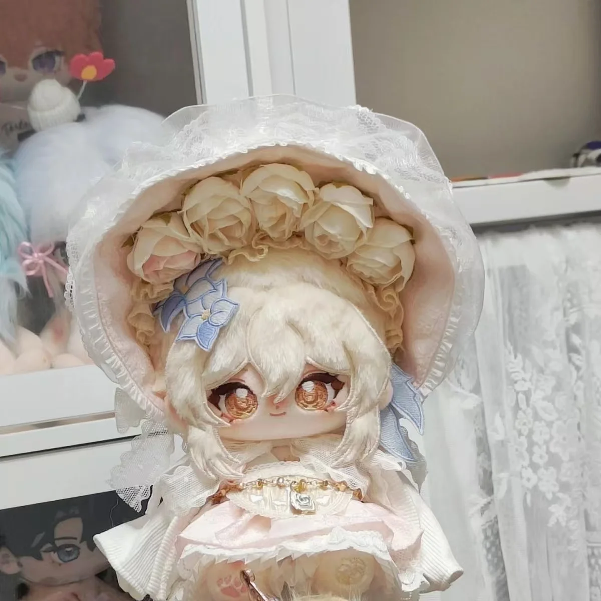 Wypchana lalka GenshinImpact Aether Lumine Cute 20cm Cotton Doll Game Fan Plush Toys Dress Up dla dorosłych i dzieci do zbierania prezentów