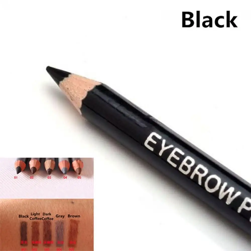 Lápiz de cejas de maquillaje de delineador de ojos de leopardo impermeable de moda para mujer
