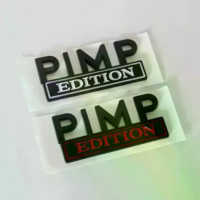 ABS Edition Car Badge Self Adhesive Backing Scratch Resistant For Car Truck SUV Exterior Decoration