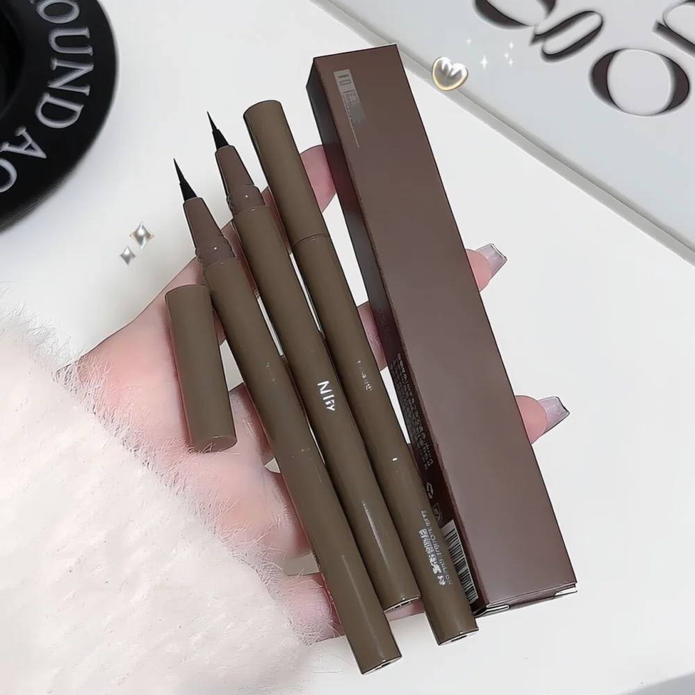 For For Sweet Mint Precision Liquid Eyeliner Fine Brush Tip Waterproof Smudgeproof Eye Liner Pen Durable Eye Makeup
