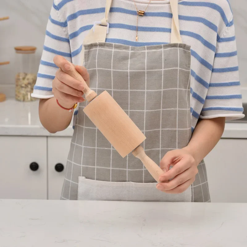 Wooden Rolling Pin Professional Dough Roller Non Stick Rolling Pin For Pasta Dough Pizza Baking Cookies Biscuit Fondant Cake