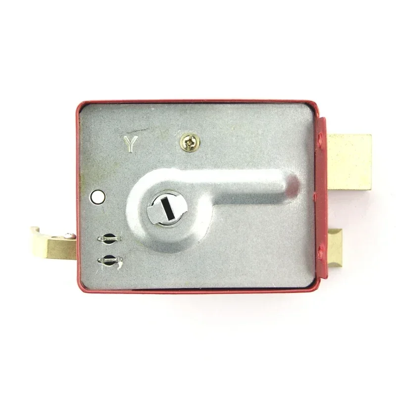 

Security Anti-theft Exterior Door Retro Red Locks Multiple Insurance Lock Wooden Door Lock