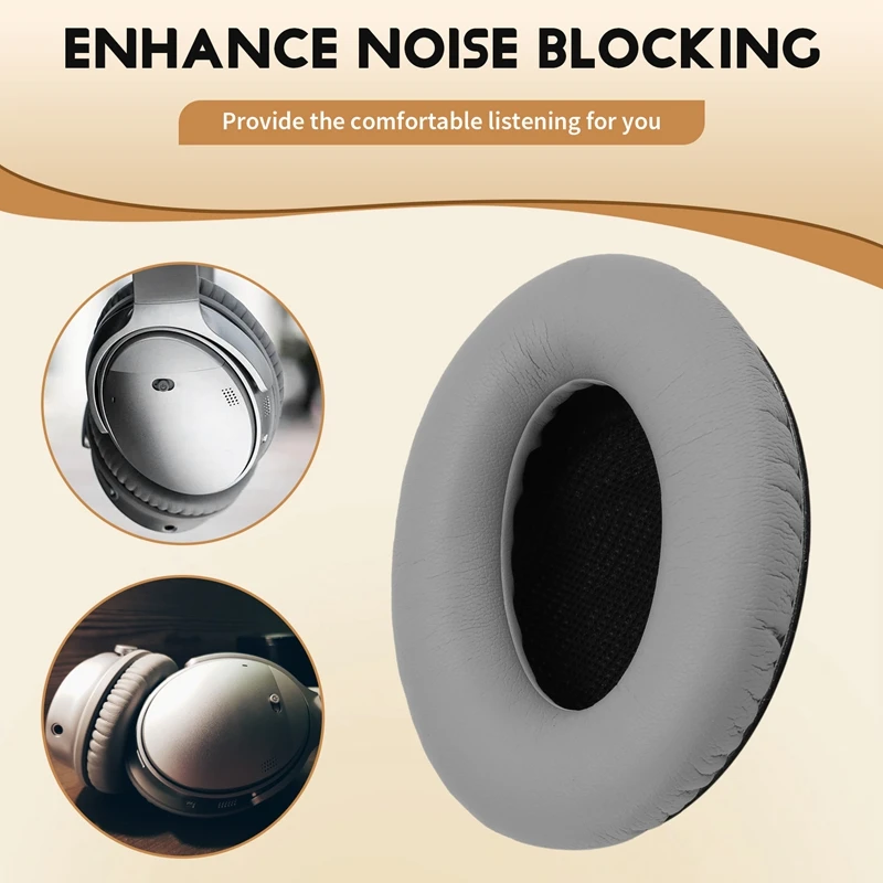 Replacement Ear Pads For Bose Quietcomfort 35, QC35, QC25, QC2, QC15, Around-Ear AE2, Ae2i, Ae2w Headphones / Ear Cushion / Ear