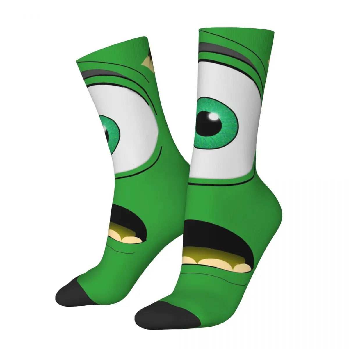 Autumn Winter Funny Women Men Monsters Inc Mike Wazowski Socks Non-slip Sports Socks