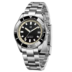 Nuevo reloj automático para hombre Reloj mecánico con bisel superluminoso para hombre Japón NH35 Buceo a prueba de agua hasta 150 metros