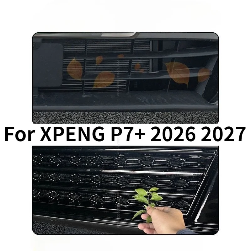 Für XPENG P7+ 2026 2027 Vorderer Insektenschutzgitter, Staubschutz, Blattschutz, Kühler-Schutz, Exterieur-Zubehör – Detail 3