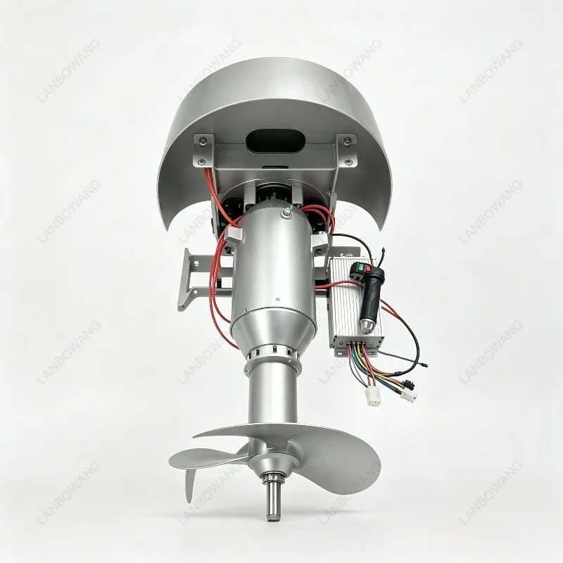 12V 800W 24V 1000W 36V 1200W Brushless Silent Electric Thruster Motor for Fishing Boat Aquaculture Propulsion Power Equipment