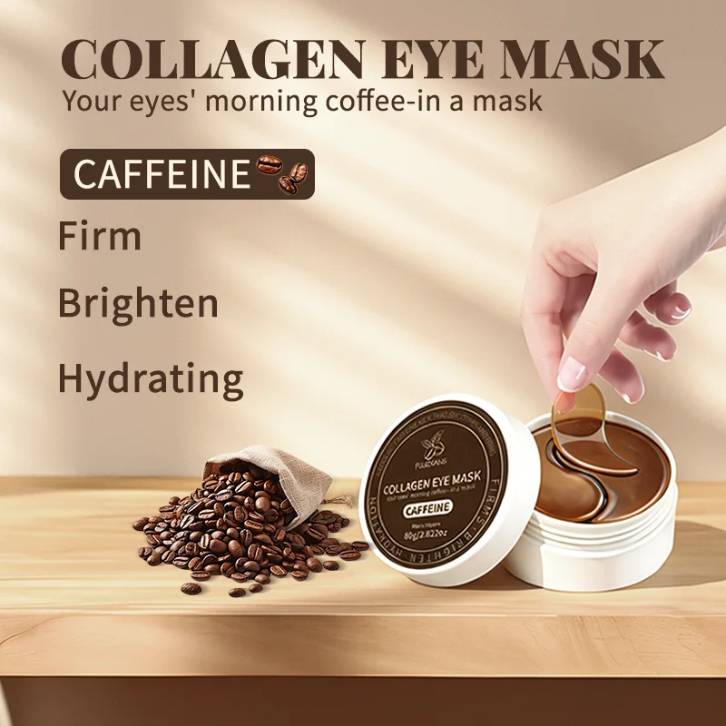 Caffeine Brightening Under-Eye Mask For Dark Circle And Puffiness-Wake Up Eyes,Firm & Lift Eye Contour Tighten for a Refreshed L