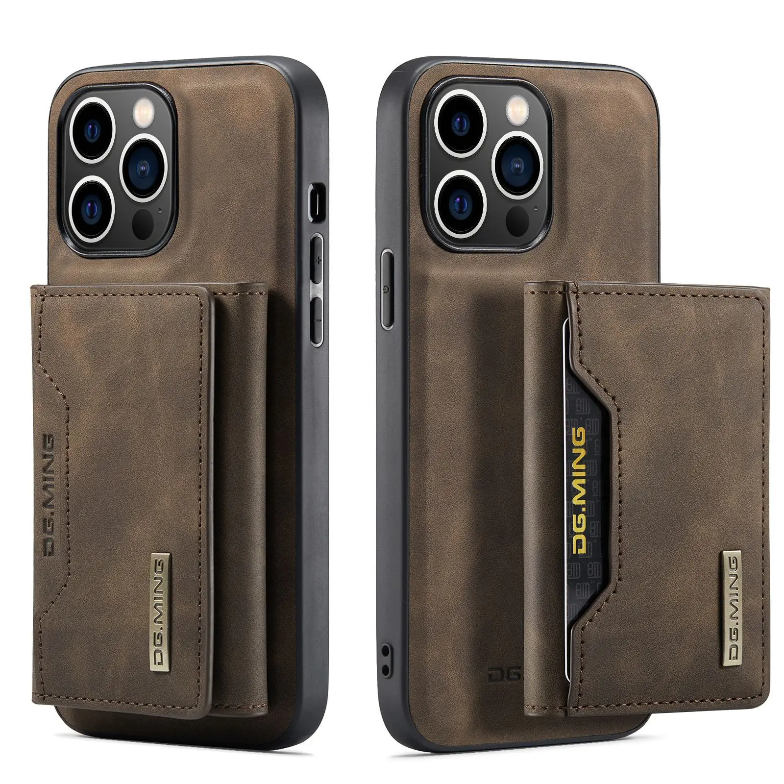 

M2 подходит для iPhone 15 Pro Max магнитный держатель для карт защитный чехол 14 Pro Max Магнитный разделенный чехол для телефона