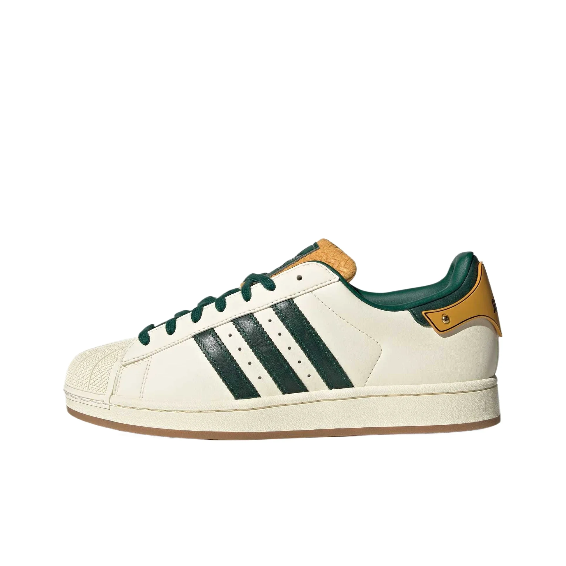 Adidas Originals Superstar 2 Leather Low top Skateboard Shoes Unisex White Green JQ6251