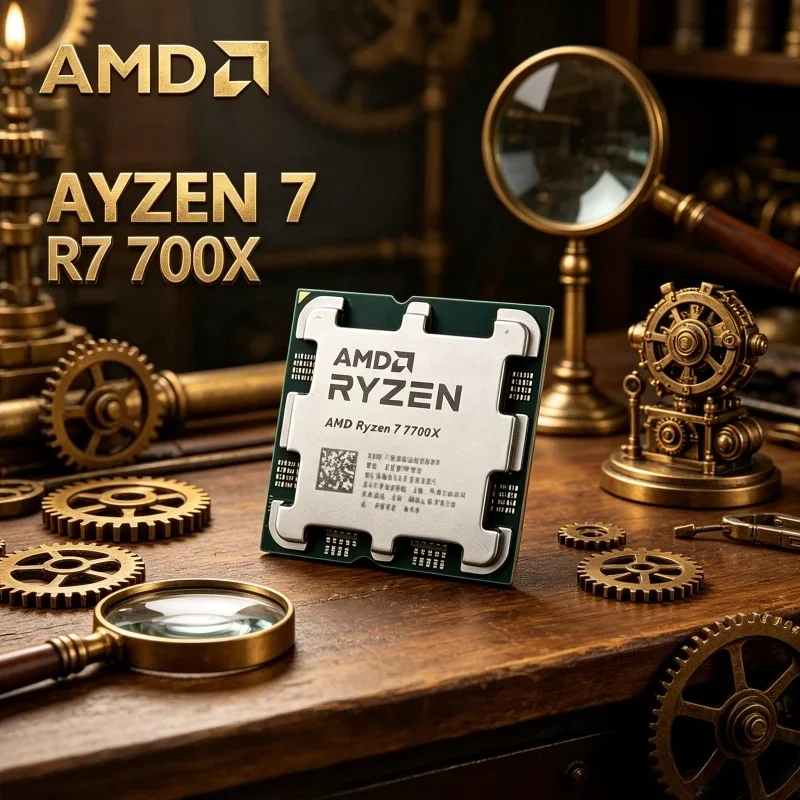

AMD Ryzen7 7700X Unlocked Overclock CPU Max 5.3GHz AM5 Loose Chips For DIY Gaming PC Video Editing Without Packing Box