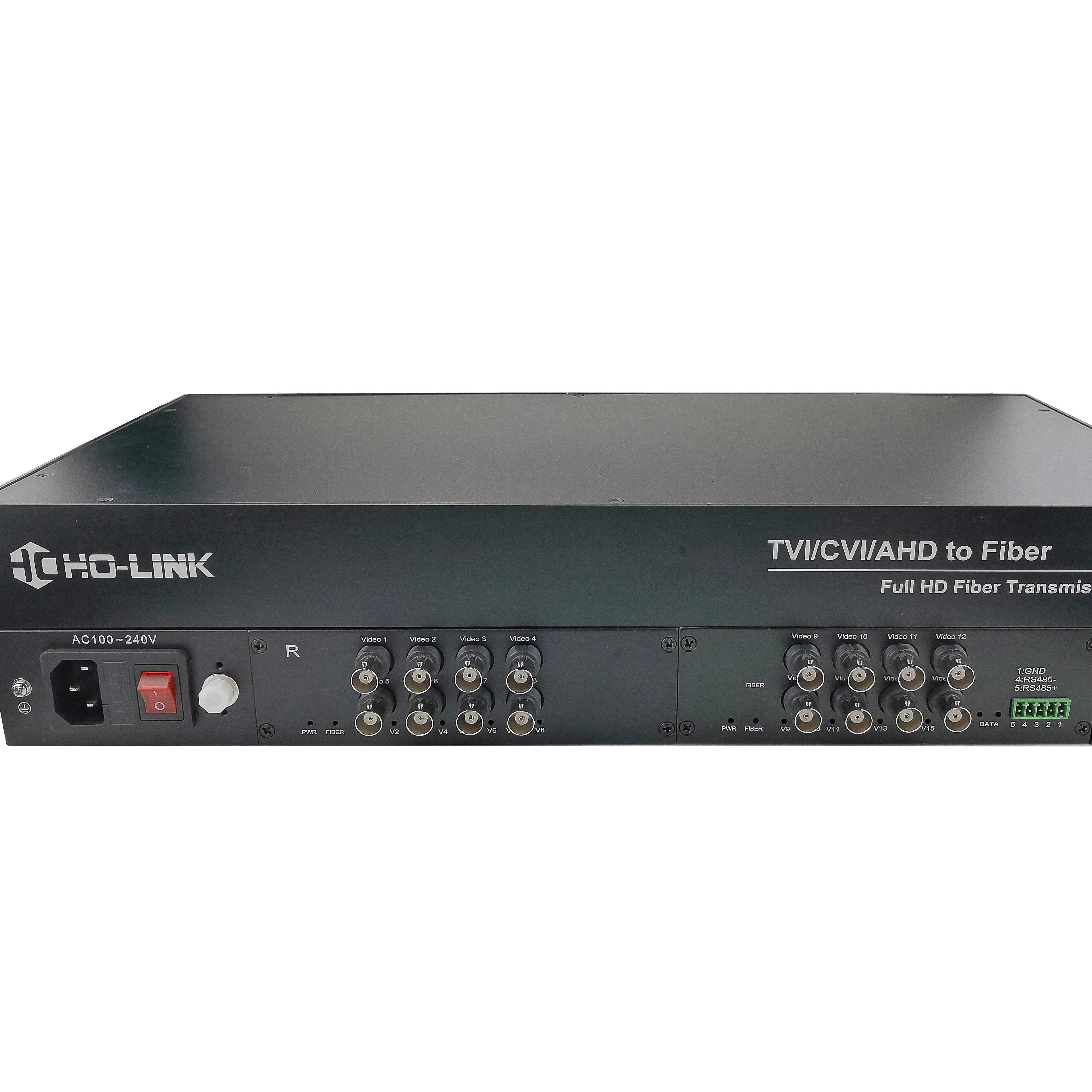 

In stock 16 Channel BNC 5MP AHD CVI TVI Video Digital Fiber Optical Converter for Hik vision CCTV Camera