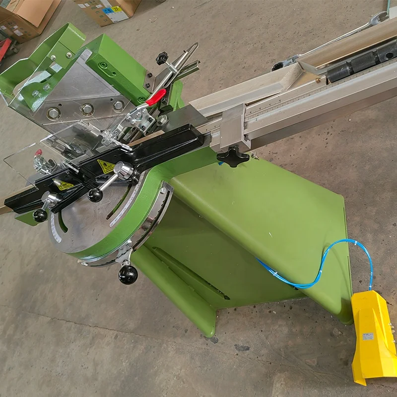 Pneumatic foot-operated chamfer machine Guillotine Machine Standing Frame Saw Cutting Machine