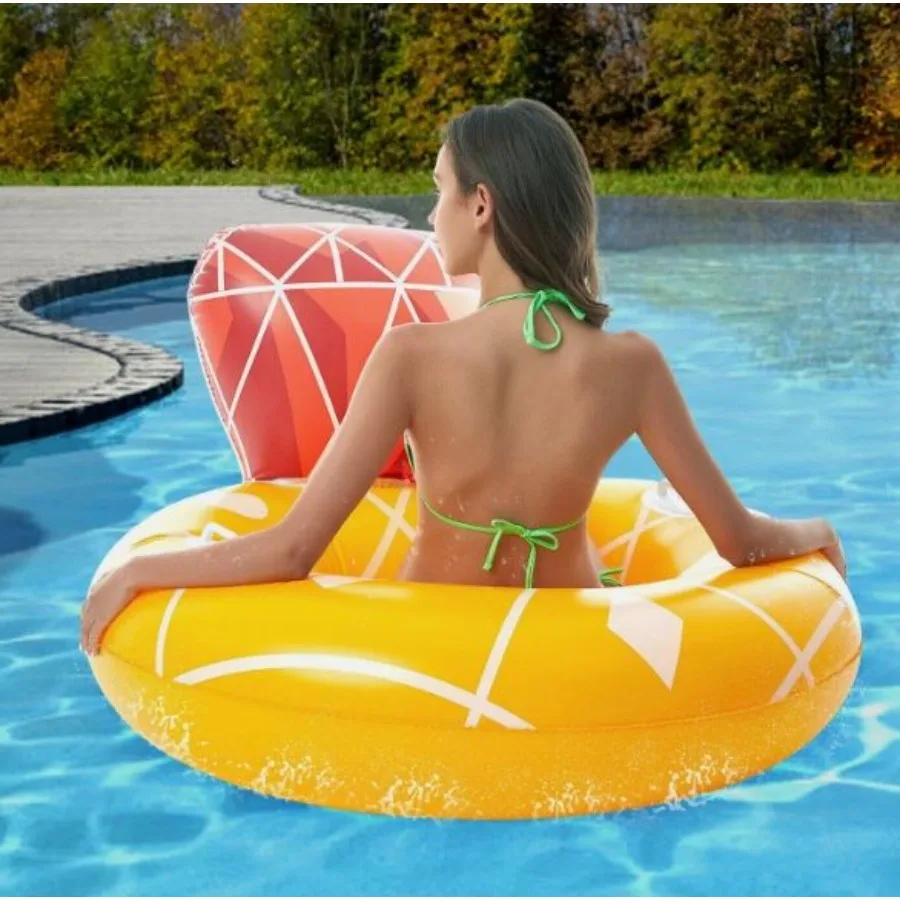 Galleggiante gonfiabile per zattera con lettino galleggiante diamantato Swimline per piscina