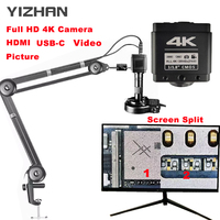 YIZHAN Digital Microscope 4K Ultra HD Video Microscope For Soldering Updated Screen Split Function HDMI USB-C Camera 150X Zooms