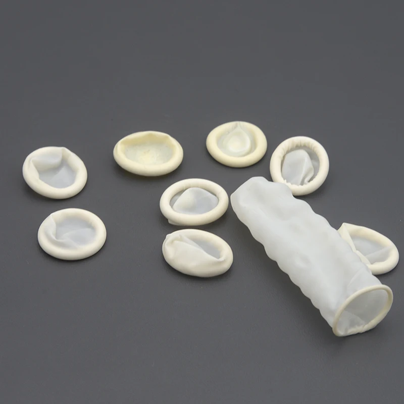 

50/100 PCS Natural Rubber Disposable Gloves Finger Watch Repair Tool White Finger Cover Nail Protector Gloves Watchmaker Tools