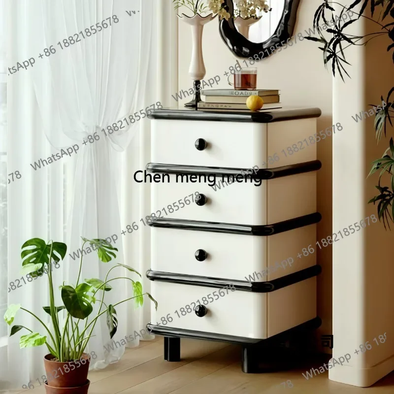 

Painted four-chest chest modern simple drawer, bedroom storage chest
