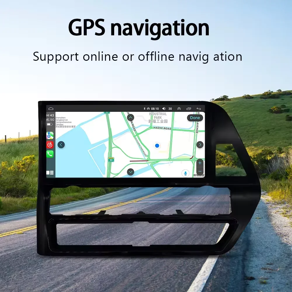 Lelv 12.3 "Android 13 Qled Schermo Per Kluger Highlander 2021 2022 Autoradio Multimediale Gps Lettore 2 Din Carplay